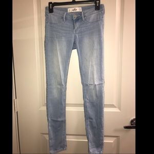 Hollister Light Wash Skinny Stretch Jeans